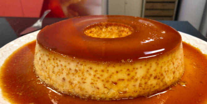 Pudim gelado prático não vai ao forno