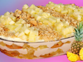 Super geladão de abacaxi