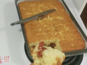 bolo de fubá com goiabada para seu cafezinho