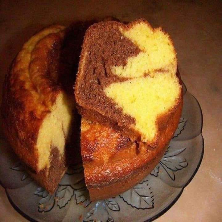 bolo mármore fica uma delicia super fácil