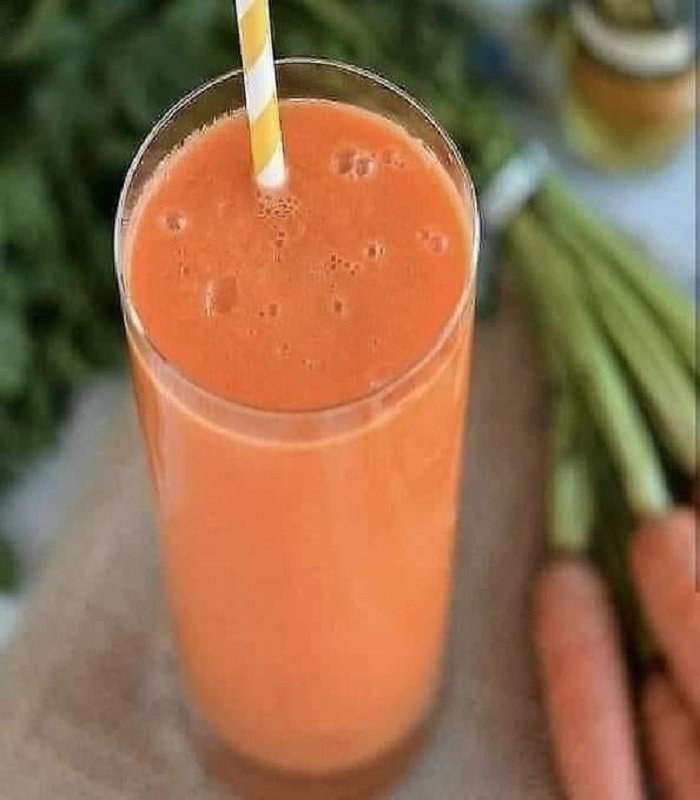 receita de suco detox de cenoura