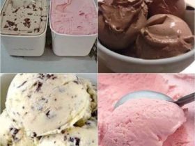 sorvete de 3 ingredientes é perfeita para servir no natal