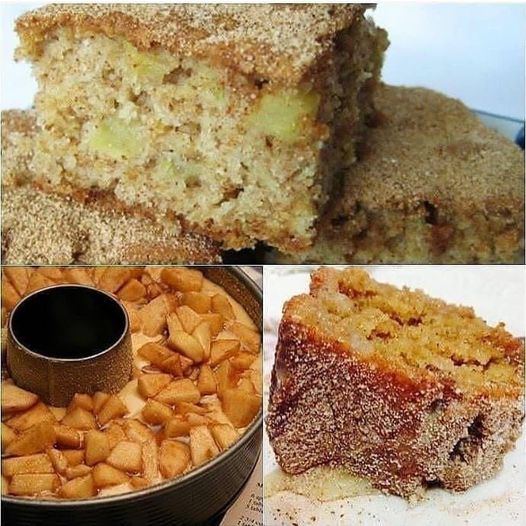 bolo de maçã com canela delicia