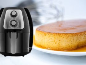 pudim sem leite condensado na air fryer