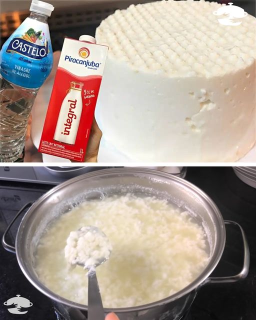receita fácil de queijo caseiro