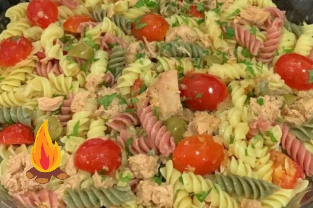 macarrão parafuso com atum
