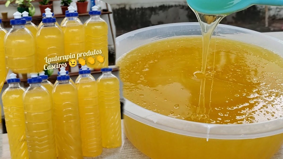 detergente caseiro