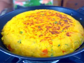 torta de fubá na frigideira