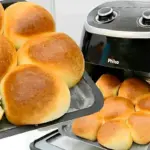 pão caseiro na airfryer