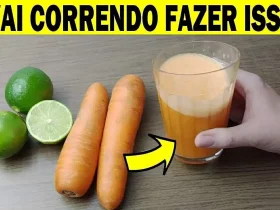 suco de limão com cenoura