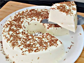sobremesa rápida de coco