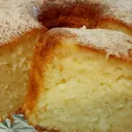 bolo cremoso de mandioca