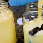 doce de leite com ameixa no pote