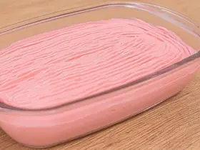 mousse de morango