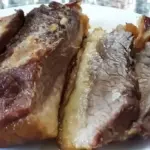 ponta de peito no forno