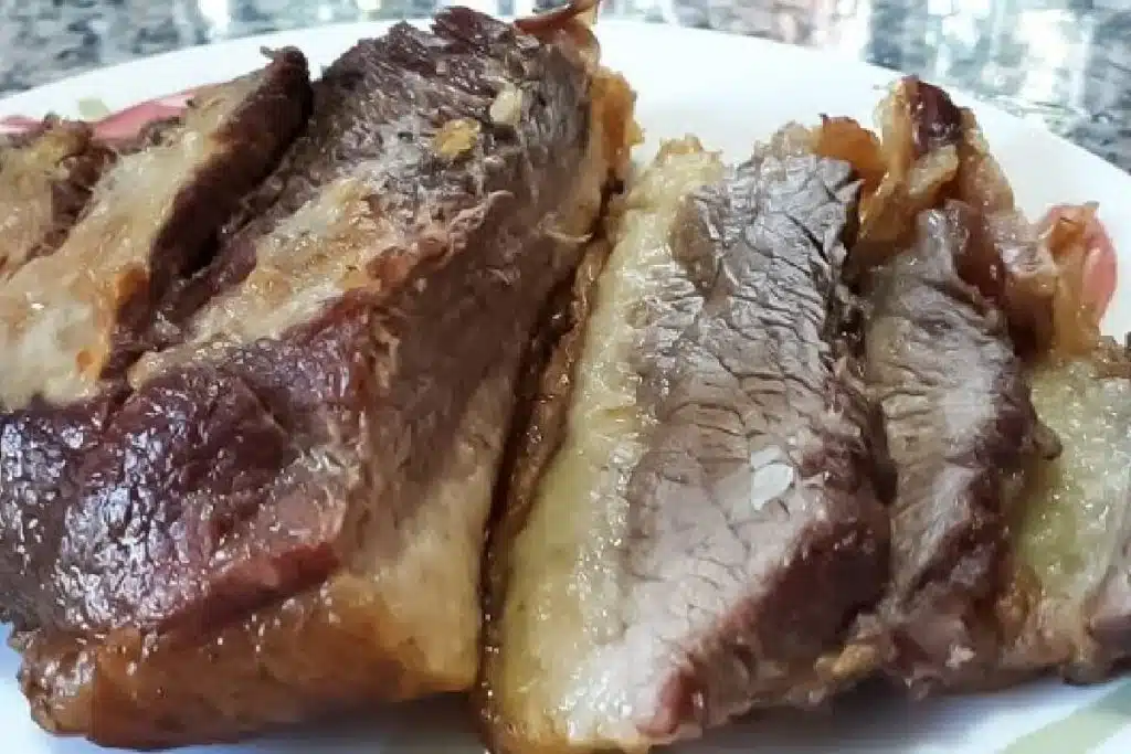 ponta de peito no forno