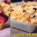 pão cuca de natal