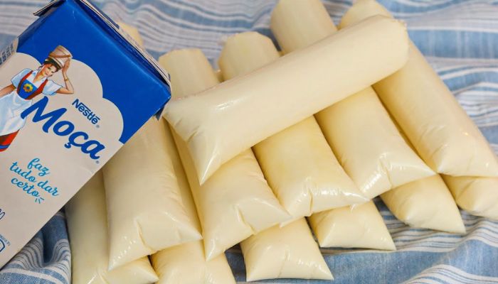 geladinho de leite condensado cremoso