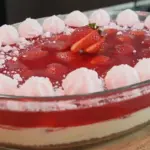 sobremesa de morango deliciosa