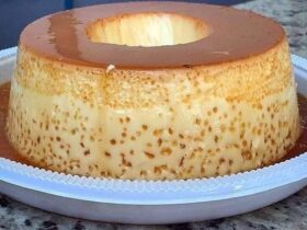 pudim com furinhos perfeito