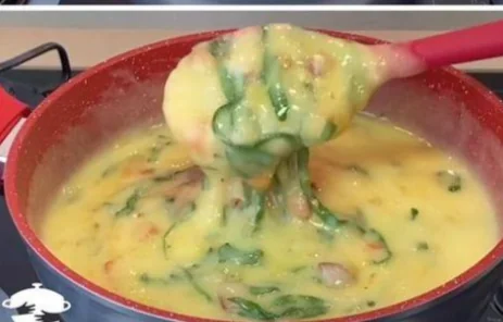 caldo de mandioca cremoso