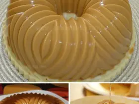 pudim de doce de leite