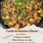 farofa de banana e bacon