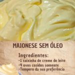 maionese caseira sem óleo