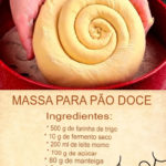massa para pão doce