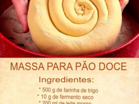 massa para pão doce