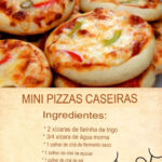 mini pizzas caseiras