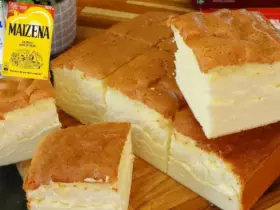 bolo moca de maisena