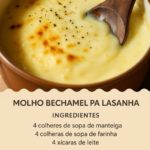 Molho Bechamel para Lasanha: é fácil, suave e muito saboroso,