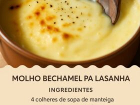 Molho Bechamel para Lasanha: é fácil, suave e muito saboroso,