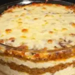 escondidinho de carne moída