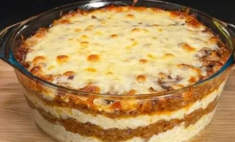 escondidinho de carne moída