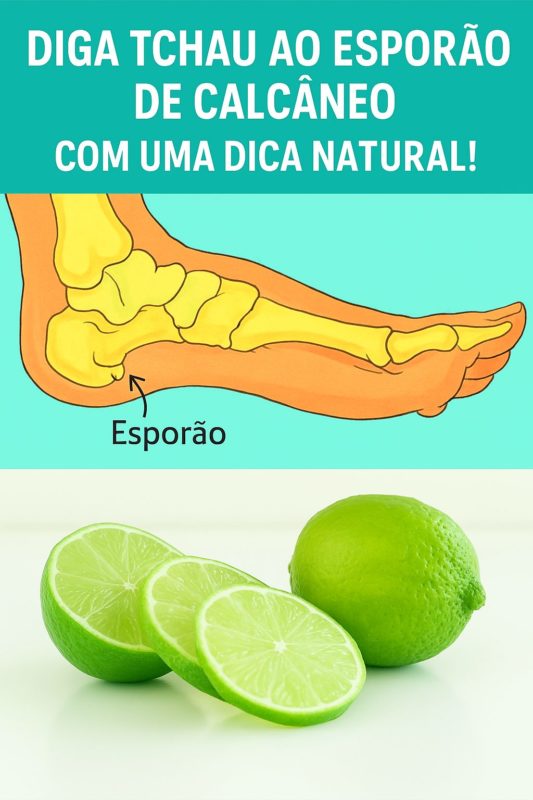 receita caseira com limão para aliviar o esporão