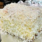 bolo gelado de coco felpudo